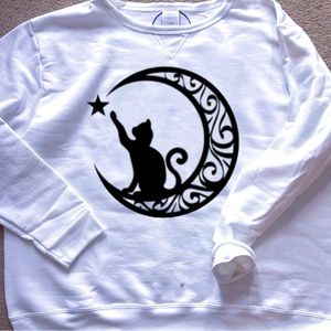 Cat lovers crewneck set